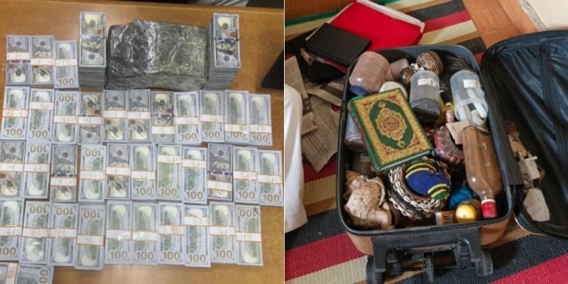 Items retrieved from the crime scene